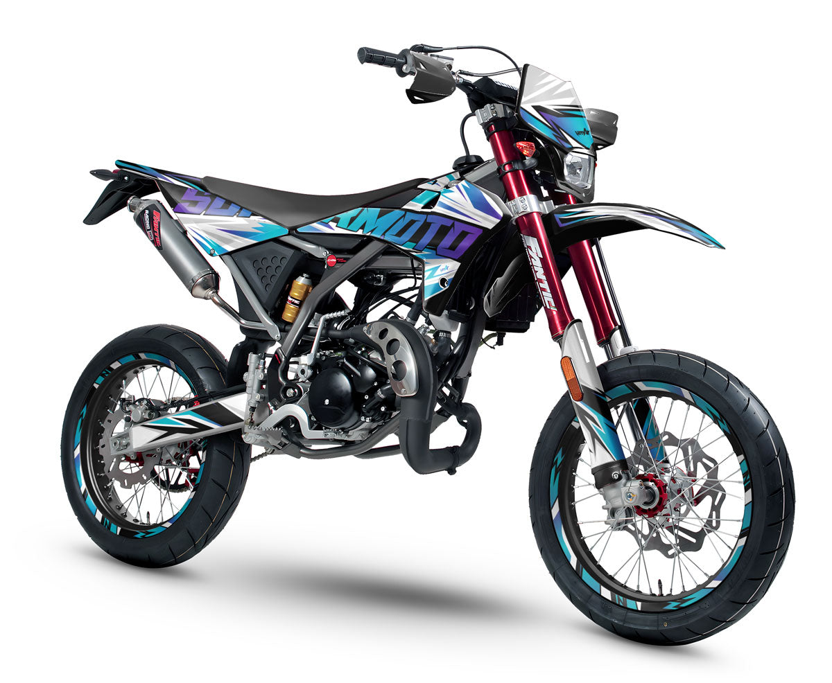 Dekor kit Fantic 50cc 2017-2022 Courtesy | Motorradaufkleber | Personalisierung 50cc | armysctv