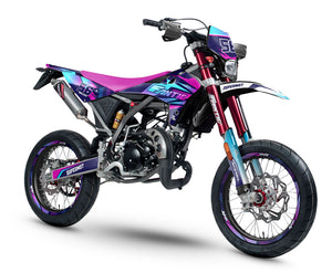 Deko-sett Fantic 50cc 2017-2022 Crazy Racer | motorsykkelklistremerker | tilpasning 50cc | armysctv