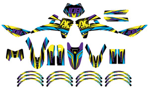 Kit déco Fantic 50cc 2017-2022 Electrify | autocollants moto | personnalisation 50cc | armysctv
