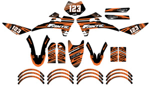 Kit pegatinas Fantic XE 50cc Enduro 2017-2022 Sueño | pegatinas para moto | personalización 50cc | armysctv