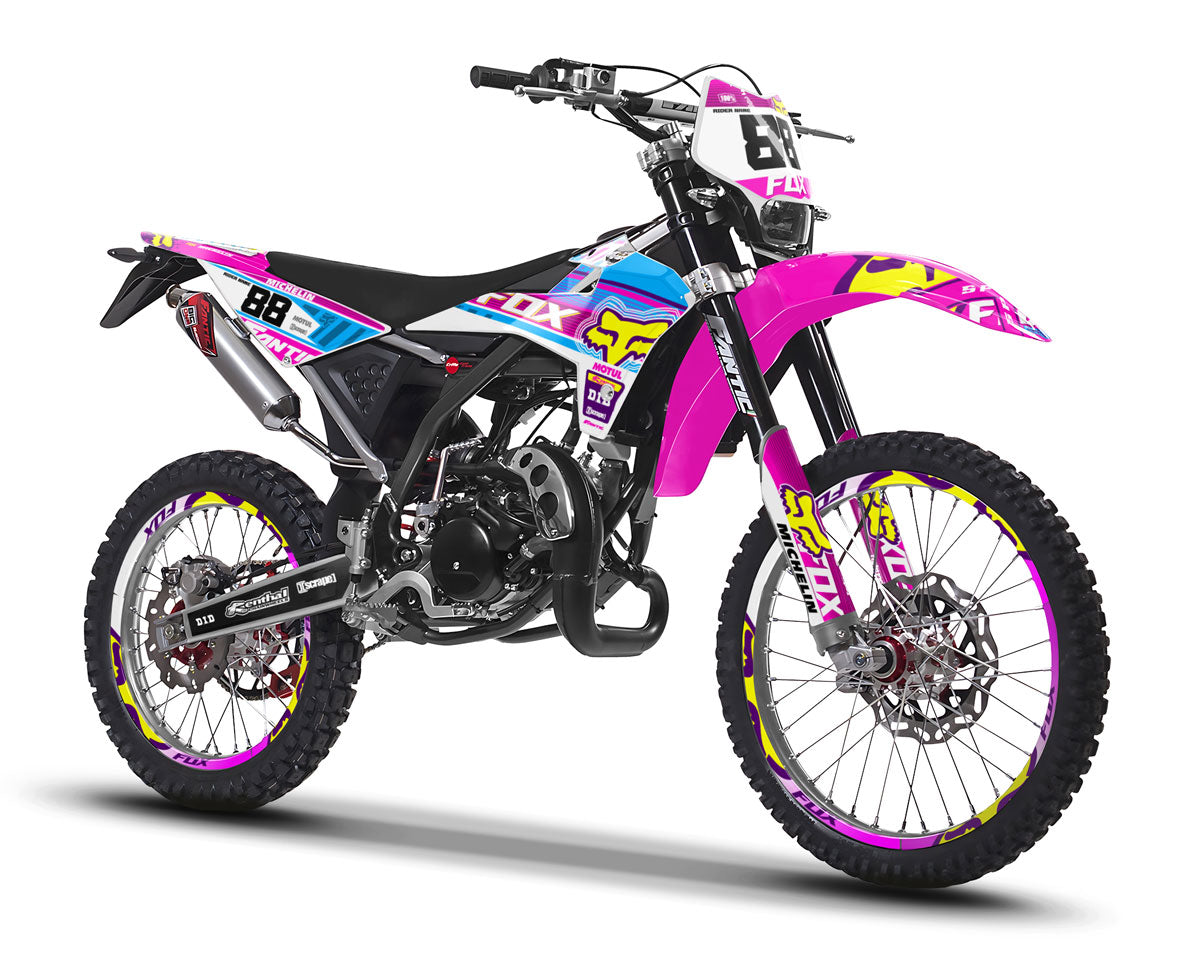Deko-sett Fantic XE 50cc Enduro 2017-2022 Foxy MX | motorsykkelklistremerker | tilpasning 50cc | armysctv