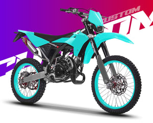 Dekor kit 100% custom Fantic 50cc XE Enduro 2017-2022 | Motorradaufkleber | Personalisierung 50cc | armysctv