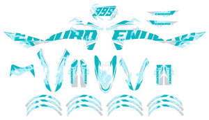 Dekor kit Fantic XE 50cc Enduro 2017-2022 Superleicht | Motorradaufkleber | Personalisierung 50cc | armysctv