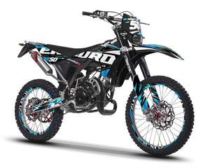 Graphics kit Fantic XE 50cc Enduro 2017-2022 Vision | motorcycle stickers | 50cc customization | armysctv