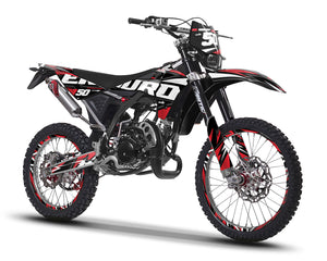 Graphics kit Fantic XE 50cc Enduro 2017-2022 Vision | motorcycle stickers | 50cc customization | armysctv