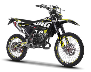 Graphics kit Fantic XE 50cc Enduro 2017-2022 Vision | motorcycle stickers | 50cc customization | armysctv