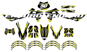 Graphics kit Fantic XE 50cc Enduro 2017-2022 Vision | motorcycle stickers | 50cc customization | armysctv