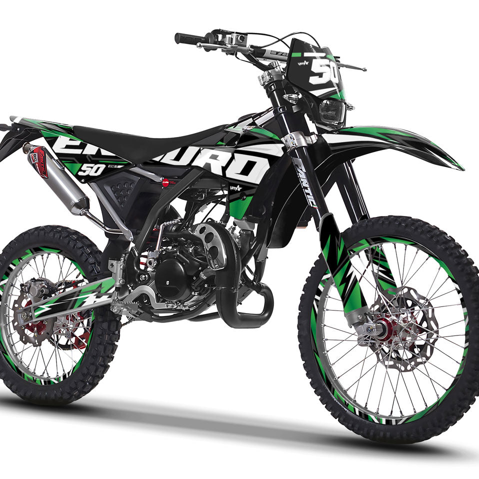 Dekor kit Fantic XE 50cc Enduro 2017-2022 Vision | Motorradaufkleber | Personalisierung 50cc | armysctv