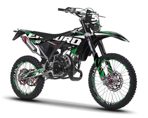 Graphics kit Fantic XE 50cc Enduro 2017-2022 Vision | motorcycle stickers | 50cc customization | armysctv