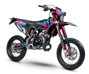 Kit pegatinas Fantic 50cc 2017-2022 Filth | pegatinas para moto | personalización 50cc | armysctv