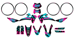 Kit pegatinas Fantic 50cc 2017-2022 Filth | pegatinas para moto | personalización 50cc | armysctv