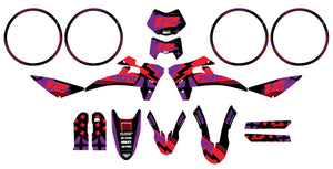 Kit pegatinas Fantic 50cc 2017-2022 Filth | pegatinas para moto | personalización 50cc | armysctv