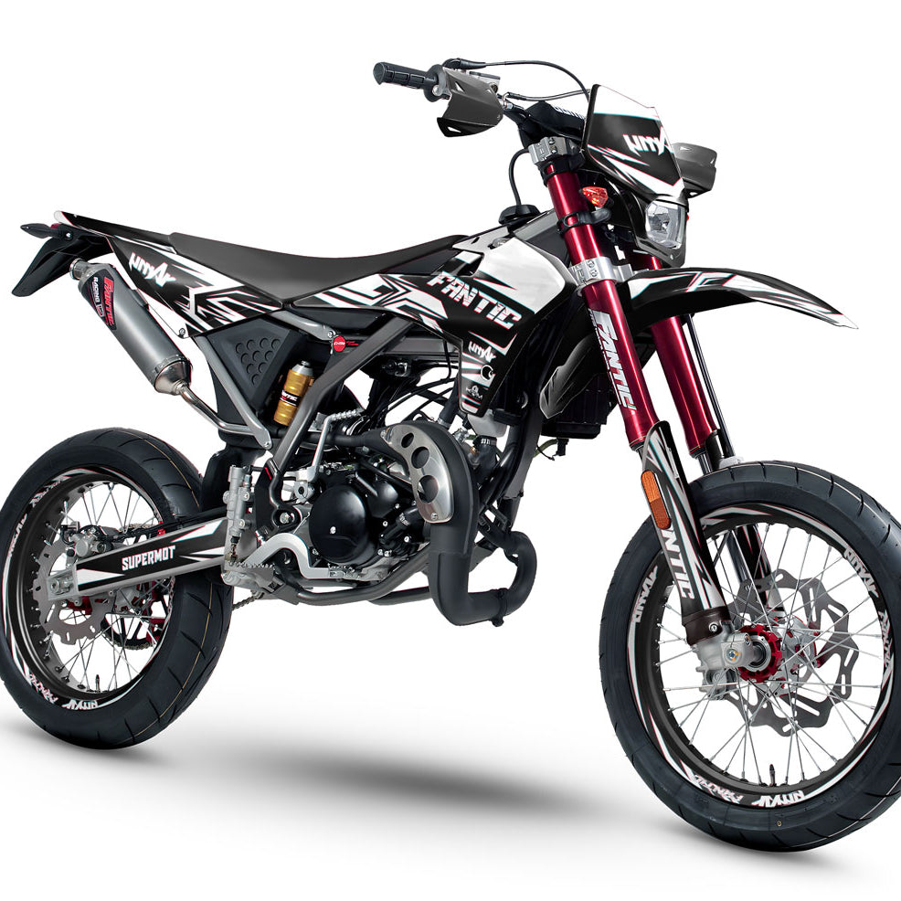 Kit déco Fantic 50cc 2017-2022 Glitch | autocollants moto | personnalisation 50cc | armysctv