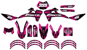 Dekor kit Fantic 50cc 2017-2022 Achtel | Motorradaufkleber | Personalisierung 50cc | armysctv
