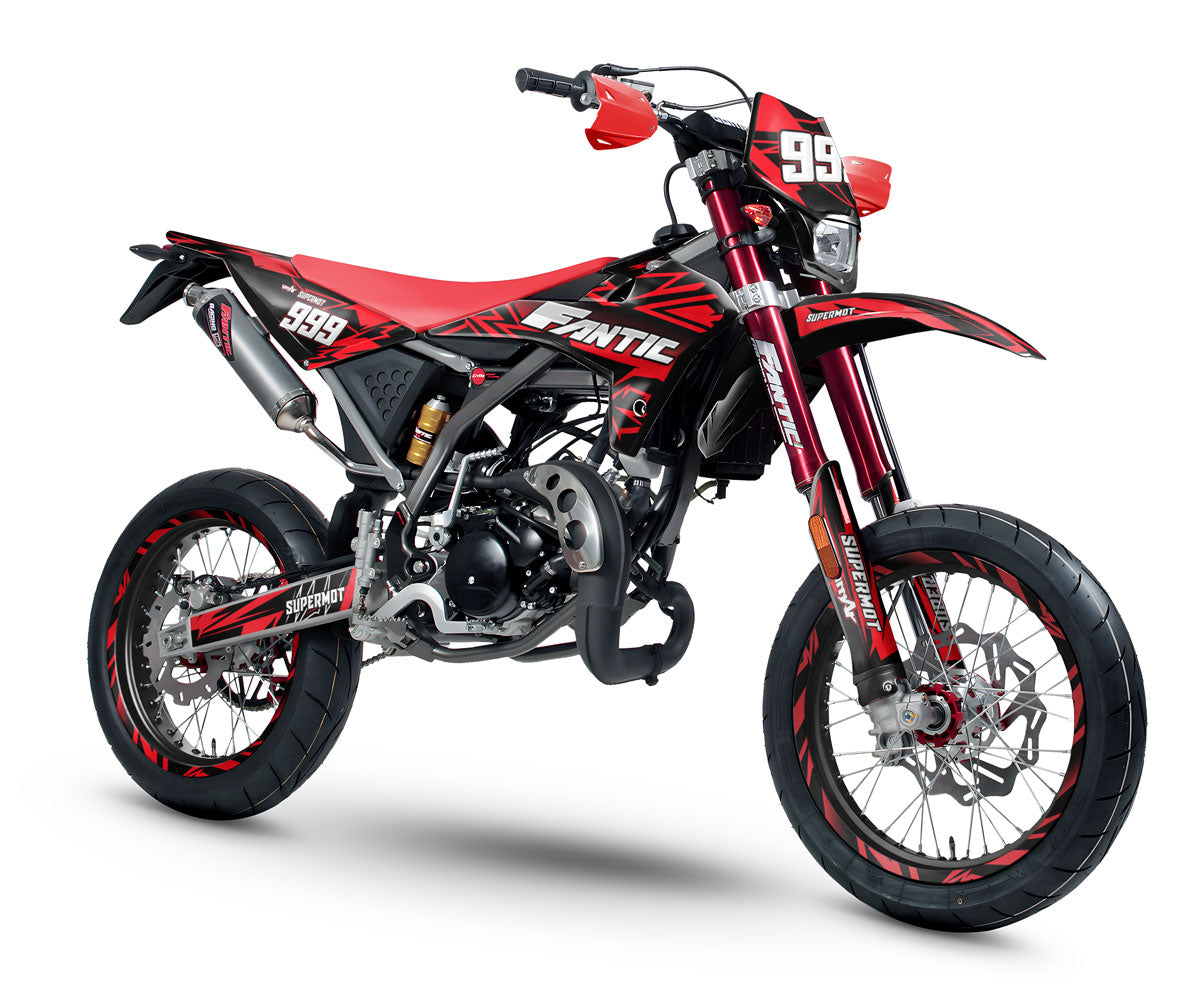 Dekor kit Fantic 50cc 2017-2022 Achtel | Motorradaufkleber | Personalisierung 50cc | armysctv