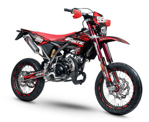 Dekor kit Fantic 50cc 2017-2022 Achtel | Motorradaufkleber | Personalisierung 50cc | armysctv