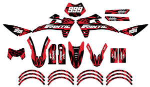Dekor kit Fantic 50cc 2017-2022 Achtel | Motorradaufkleber | Personalisierung 50cc | armysctv