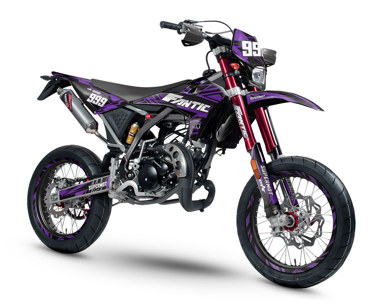 Dekor kit Fantic 50cc 2017-2022 Achtel | Motorradaufkleber | Personalisierung 50cc | armysctv