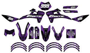 Dekor kit Fantic 50cc 2017-2022 Achtel | Motorradaufkleber | Personalisierung 50cc | armysctv