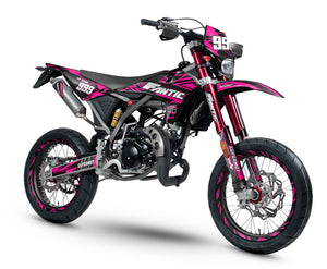Dekor kit Fantic 50cc 2017-2022 Achtel | Motorradaufkleber | Personalisierung 50cc | armysctv