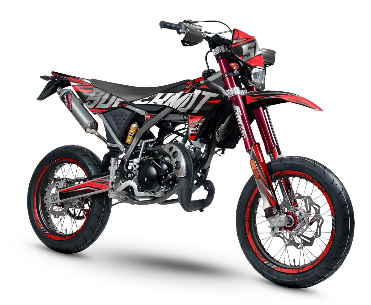Graphics kit Fantic 50cc 2017-2022 Illuzion | motorcycle stickers | 50cc customization | armysctv
