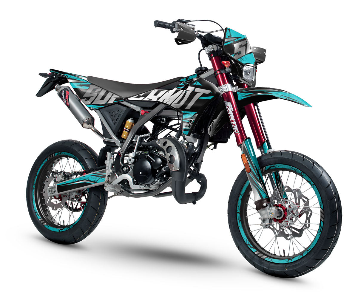 Graphics kit Fantic 50cc 2017-2022 Illuzion | motorcycle stickers | 50cc customization | armysctv