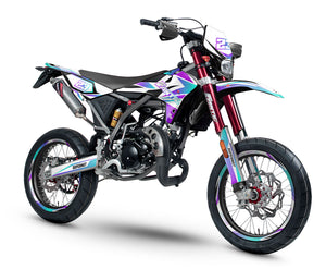 Kit déco Fantic 50cc 2017-2022 Lys | autocollants moto | personnalisation 50cc | armysctv