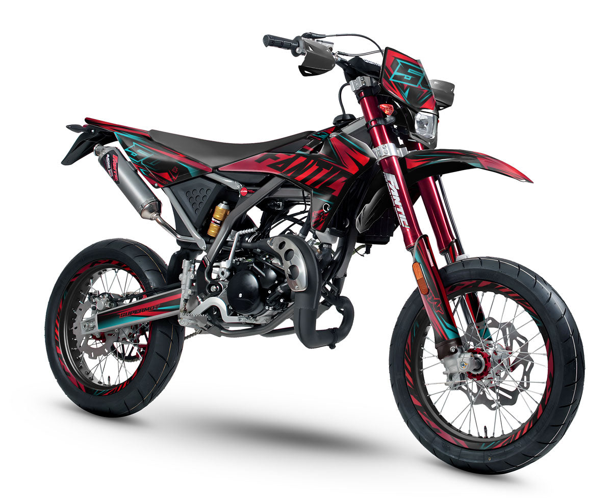 Kit déco Fantic 50cc 2017-2022 Metalstyle | autocollants moto | personnalisation 50cc | armysctv