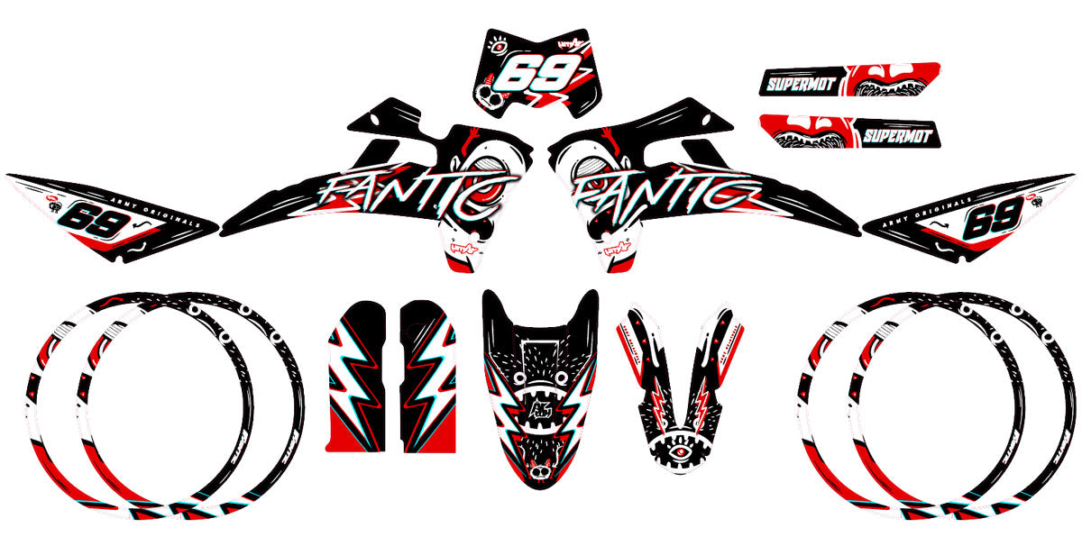 50cc Graphics kit Fantic 2017-2022 Multifun