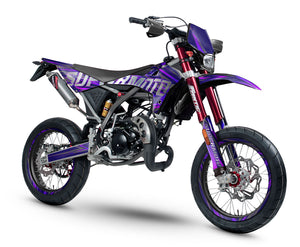 Dekor kit Fantic 50cc 2017-2022 Purpink | Motorradaufkleber | Personalisierung 50cc | armysctv