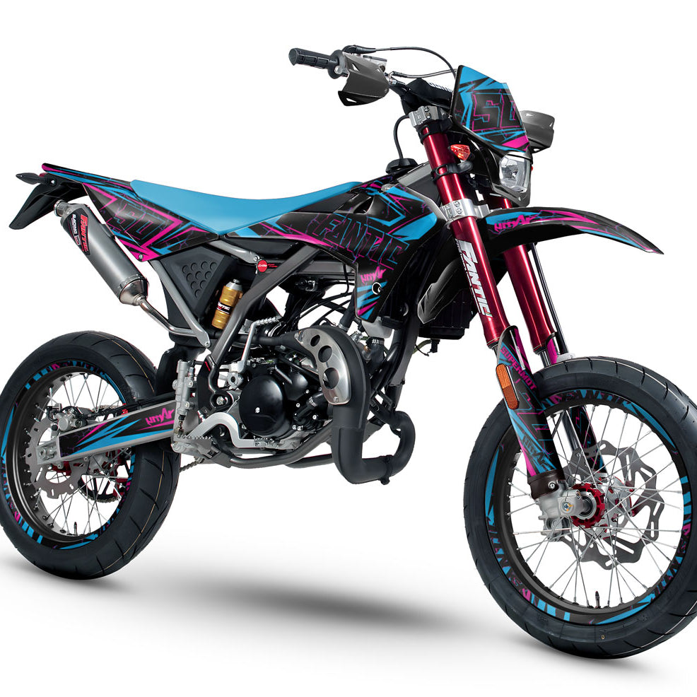 Kit déco Fantic 50cc 2017-2022 Schredder | autocollants moto | personnalisation 50cc | armysctv