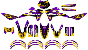 Dekor kit Fantic 50cc 2017-2022 Scrambler | Motorradaufkleber | Personalisierung 50cc | armysctv