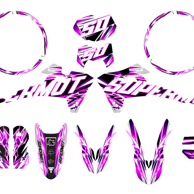 Kit déco Fantic 50cc 2017-2022 Shaker | autocollants moto | personnalisation 50cc | armysctv