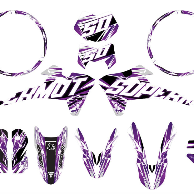Kit déco Fantic 50cc 2017-2022 Shaker | autocollants moto | personnalisation 50cc | armysctv