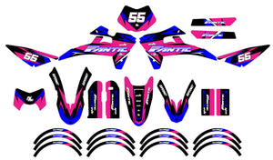 Dekor kit Fantic 50cc 2017-2022 Stream | Motorradaufkleber | Personalisierung 50cc | armysctv