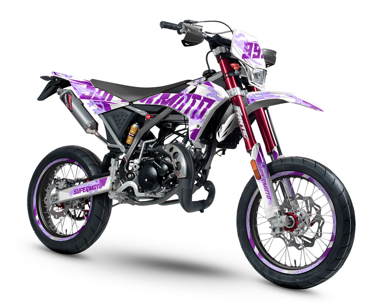 Kit déco Fantic 50cc 2017-2022 Superlight | autocollants moto | personnalisation 50cc | armysctv