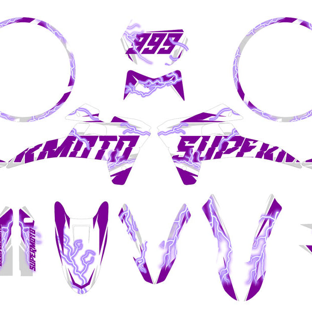 Dekor kit Fantic 50cc 2017-2022 Superlight | Motorradaufkleber | Personalisierung 50cc | armysctv