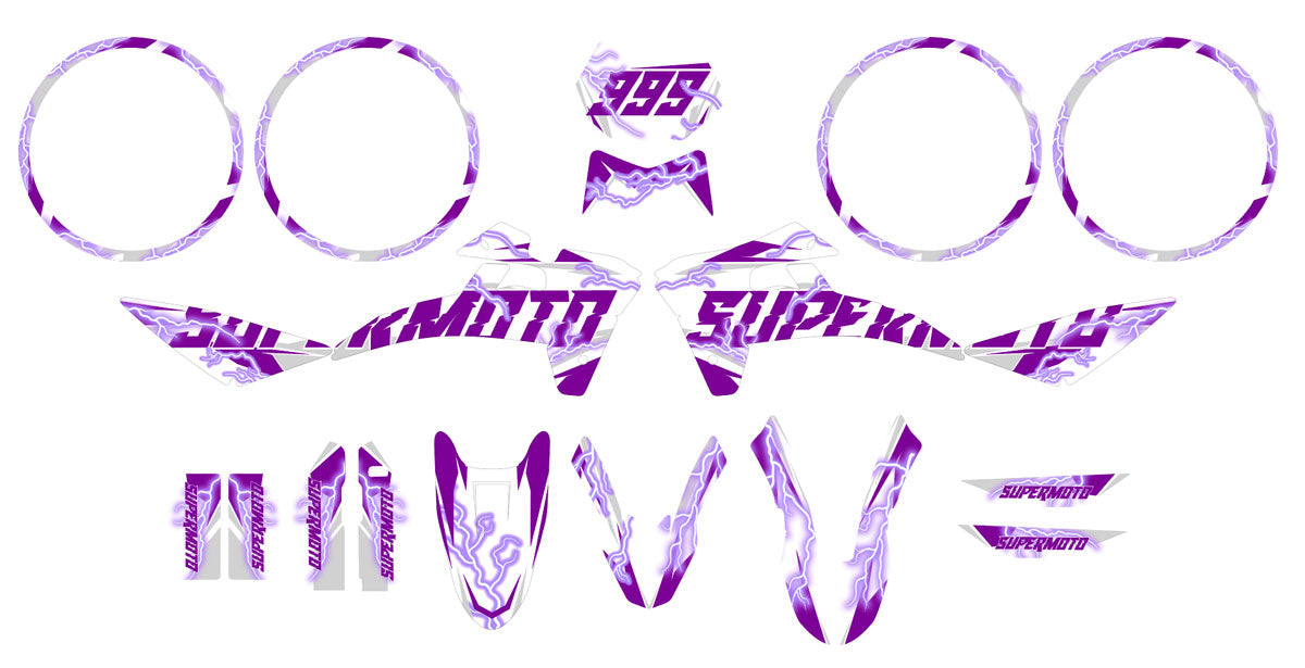 Kit déco Fantic 50cc 2017-2022 Superlight | autocollants moto | personnalisation 50cc | armysctv