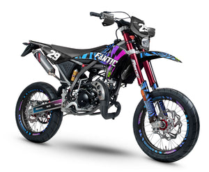Dekor kit Fantic 50cc 2017-2022 Swirl | Motorradaufkleber | Personalisierung 50cc | armysctv