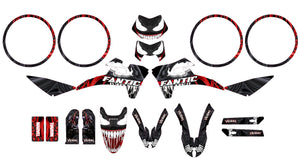 Dekor kit Fantic 50cc 2017-2022 Venom | Motorradaufkleber | Personalisierung 50cc | armysctv