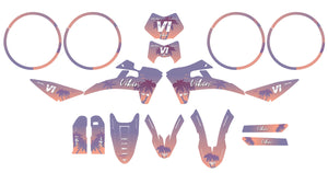 Dekor kit Fantic 50cc 2017-2022 Vibin | Motorradaufkleber | Personalisierung 50cc | armysctv