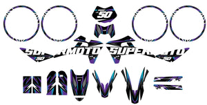 Dekor kit Fantic 50cc 2017-2022 Vision | Motorradaufkleber | Personalisierung 50cc | armysctv
