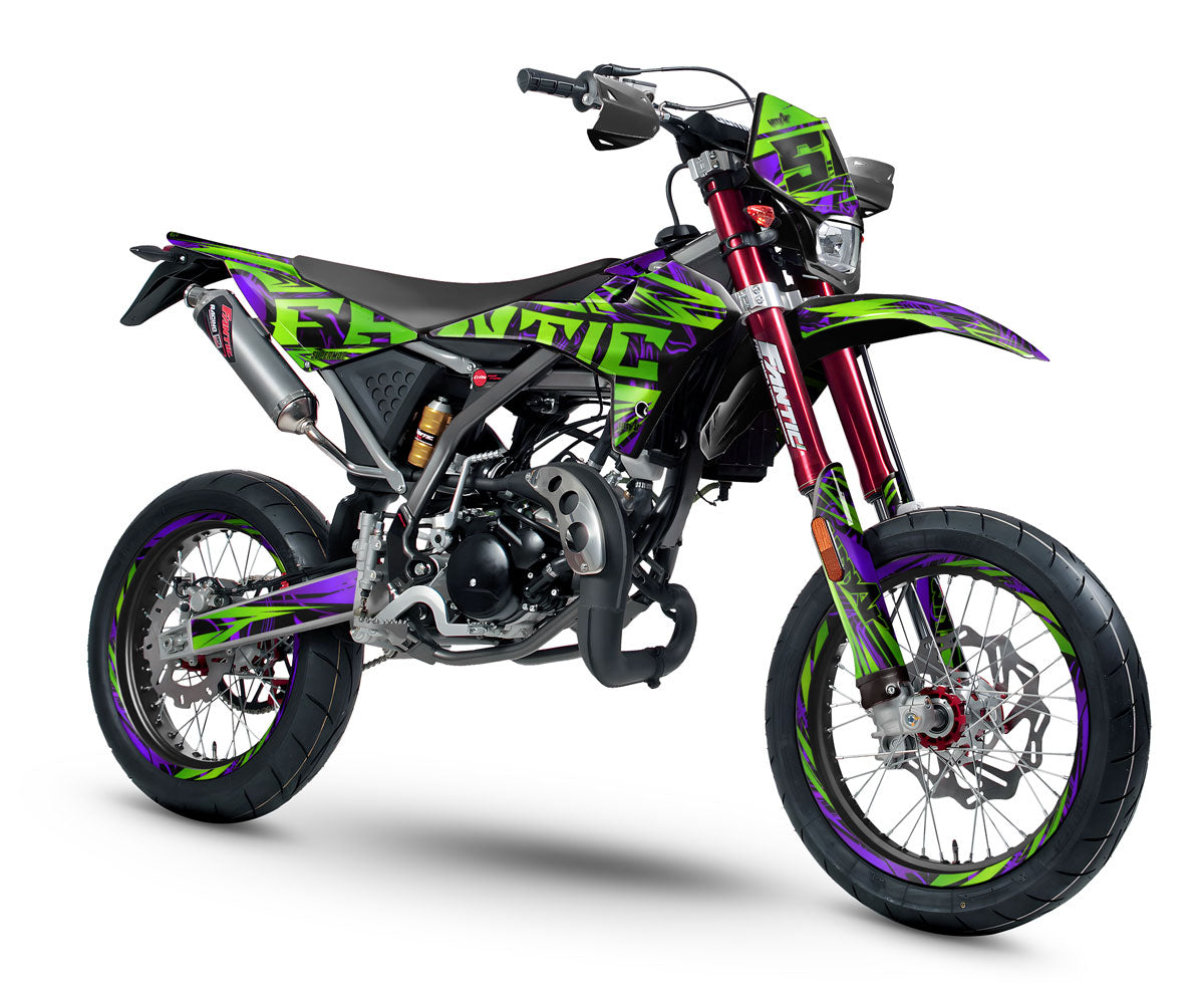 Kit déco Fantic 50cc 2017-2022 Zontix | autocollants moto | personnalisation 50cc | armysctv