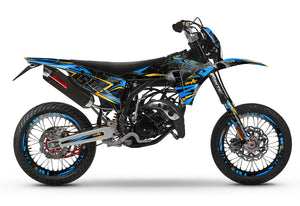 Dekor kit Fantic 50cc 2023-2025 Bleuz | Motorradaufkleber | Personalisierung 50cc | armysctv