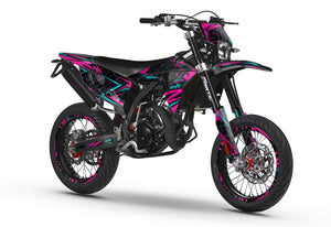 Dekor kit Fantic 50cc 2023-2025 Bleuz | Motorradaufkleber | Personalisierung 50cc | armysctv