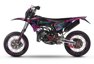 Dekor kit Fantic 50cc 2023-2025 Bleuz | Motorradaufkleber | Personalisierung 50cc | armysctv