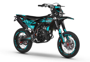 Dekor kit Fantic 50cc 2023-2025 Kalt | Motorradaufkleber | 50cc Personalisierung | armysctv