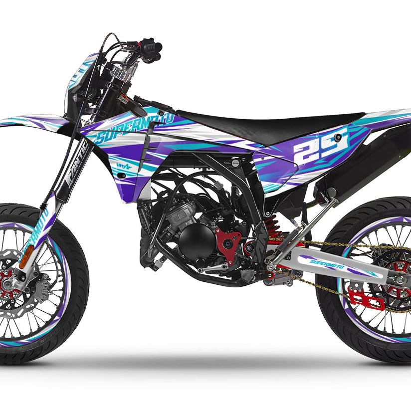 Kit déco Fantic 50cc 2023-2025 Complexity | autocollants moto | personnalisation 50cc | armysctv