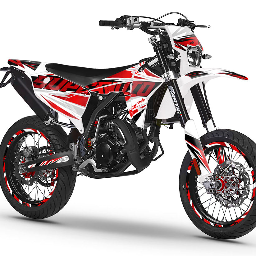 Graphics kit Fantic 50cc 2023-2025 Courtesy | motorcycle stickers | 50cc customization | armysctv