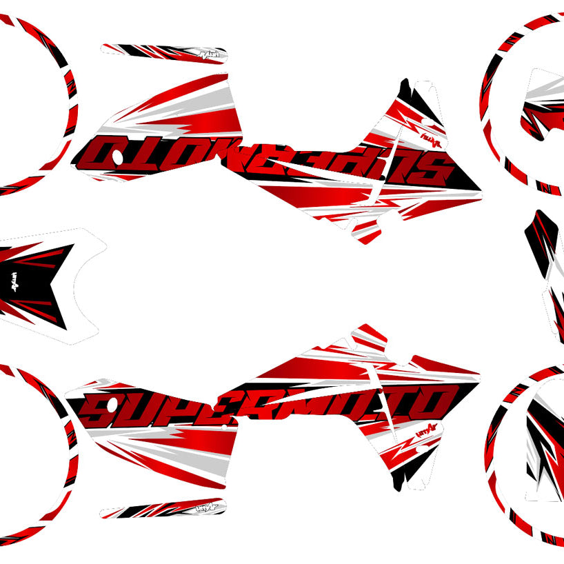 Graphics kit Fantic 50cc 2023-2025 Courtesy | motorcycle stickers | 50cc customization | armysctv